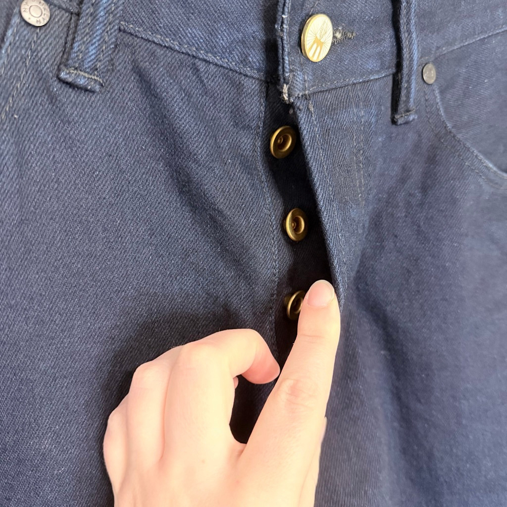 Fitted Underground W15 Greensboro Selvedge Jeans 31 Dark Indigo - Picture 5 of 12